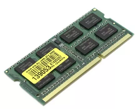 Память DDR3 SODIMM 4Gb, 1600MHz, CL11, 1.5 В, Kingston (KVR16S11/4)