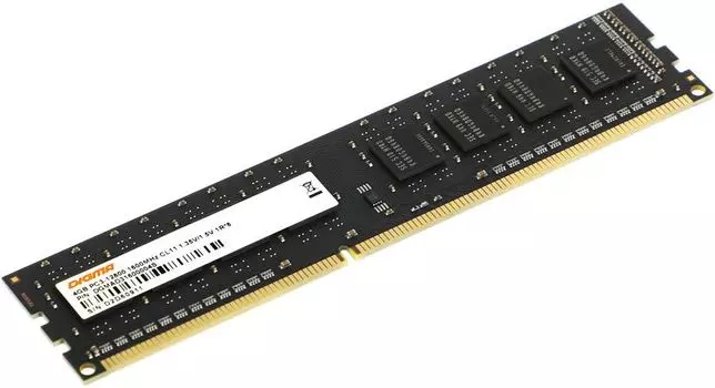Память DDR3L DIMM 4Gb, 1600MHz, CL11, 1.35 В, DIGMA (DGMAD31600004S) Retail