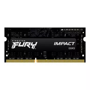 Память DDR3L SODIMM 4Gb, 1600MHz, CL9, 1.35 В, Kingston, FURY Impact (KF316LS9IB/4)