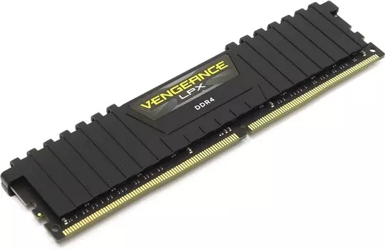 Память DDR4 DIMM 16Gb, 2666MHz, CL16, 1.2 В, Corsair, Vengeance (CMK16GX4M1A2666C16)