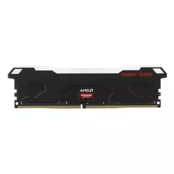 Память DDR4 DIMM 16Gb, 3200MHz, CL16, 1.35 В, AMD, R9 Gamers Series Black RGB Gaming Memory (R9S416G3206U2S-RGB)