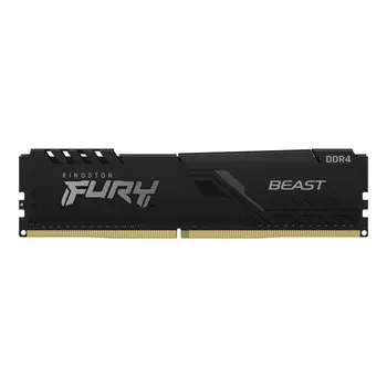 Память DDR4 DIMM 16Gb, 3200MHz, CL16, 1.35 В, Kingston, FURY Beast Black (KF432C16BB/16)