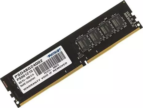 Память DDR4 DIMM 8Gb, 2400MHz, CL16, 1.2V, Patriot Memory Signature Line (PSD48G24002) Retail