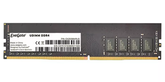 Память DDR4 DIMM 8Gb, 2666MHz, CL19, 1.2 В, ExeGate, Value Special (EX287013RUS)