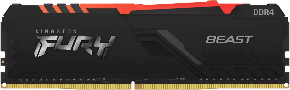 Память DDR4 DIMM 8Gb, 3000MHz, CL15, 1.35V Kingston FURY Renegade RGB (KF430C15RBA/8)