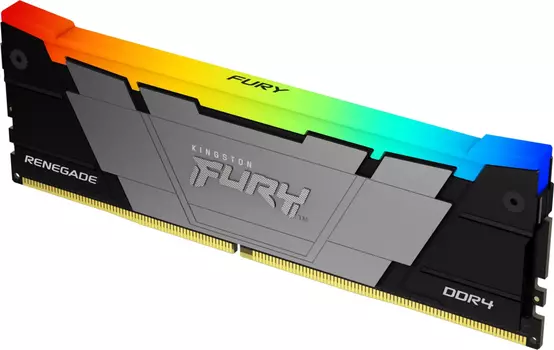 Память DDR4 DIMM 8Gb, 3600MHz, CL16, 1.35V, Kingston, FURY Renegade RGB (KF436C16RB2A/8) Retail