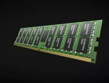 Память DDR4 RDIMM 32Gb, 3200MHz, 1.2V, Single Rank, ECC Reg, Samsung (M393A4G40BB3-CWE)