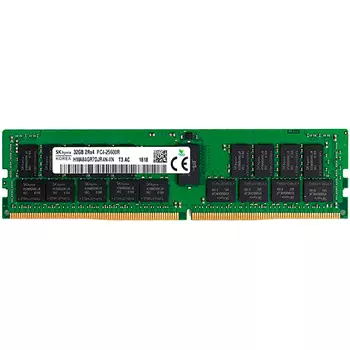 Память DDR4 RDIMM 32Gb, 3200MHz, CL22, 1.2V, Dual Rank, ECC Reg, Hynix (HMA84GR7DJR4N-XN)