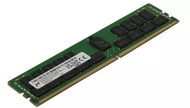 Память DDR4 RDIMM 64Gb, 3200MHz, CL22, 1.2 В, Dual Rank, ECC Reg, Micron (MTA36ASF8G72PZ-3G2R)
