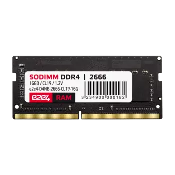 Память DDR4 SODIMM 16Gb, 2666MHz, CL19, 1.2 В, e2e4