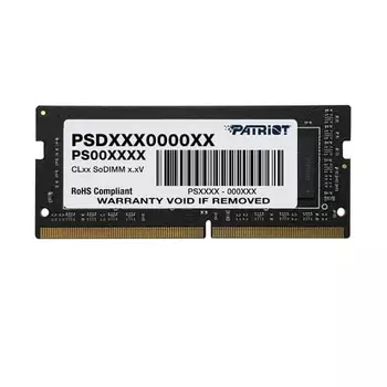 Память DDR4 SODIMM 16Gb, 2666MHz, CL19, 1.2 В, Patriot Memory, Signature Line (PSD416G266681S)