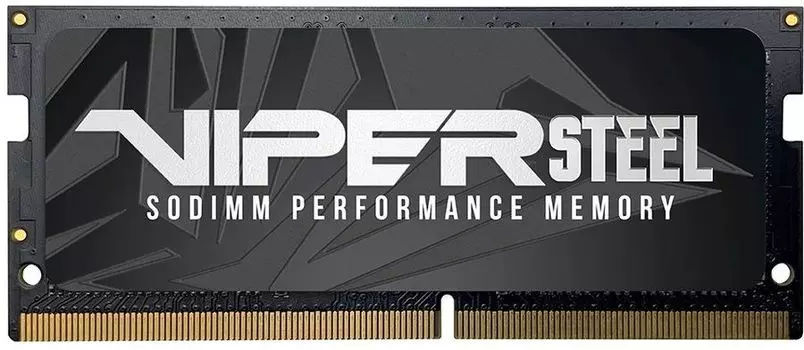 Память DDR4 SODIMM 16Gb, 3200MHz, CL22, 1.35 В, Patriot Memory, Viper Steel (PVS416G320C8S)