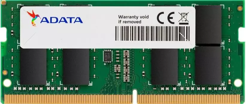 Память DDR4 SODIMM 32Gb, 3200MHz, CL22, 1.2V ADATA (AD4S320032G22-BGN)