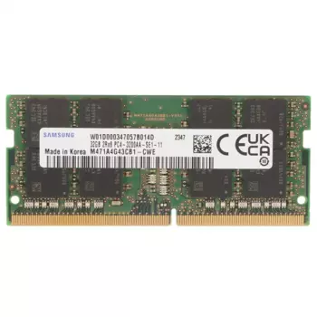 Память DDR4 SODIMM 32Gb, 3200MHz, CL22, 1.2V, Samsung (M471A4G43CB1-CWE) Retail