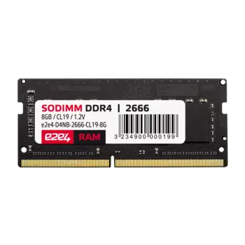 Память DDR4 SODIMM 8Gb, 2666MHz, CL19, 1.2V e2e4 (D4NB-2666-CL19-8G)