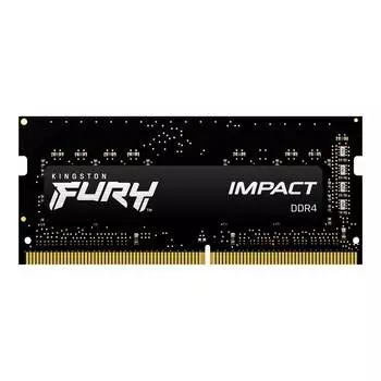 Память DDR4 SODIMM 8Gb, 3200MHz, CL20, 1.2 В, Kingston, FURY Impact (KF432S20IB/8)