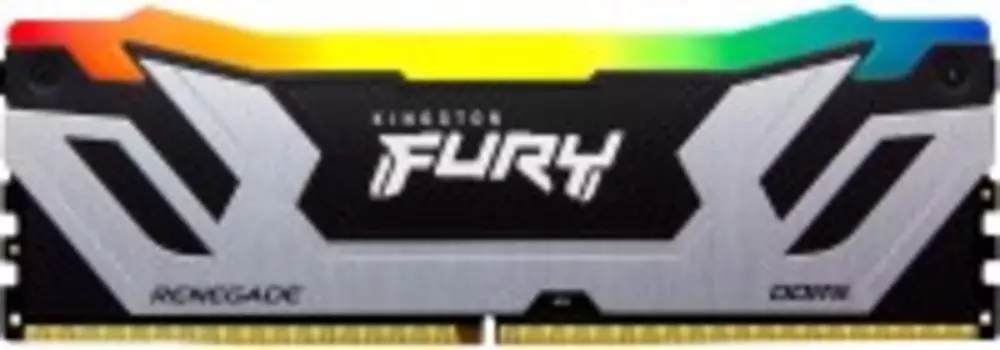 Память DDR5 CUDIMM, 8400MHz, CL40, 1.45V, Kingston FURY Renegade Silver/Black RGB (KF584CU40RSA-24) Retail