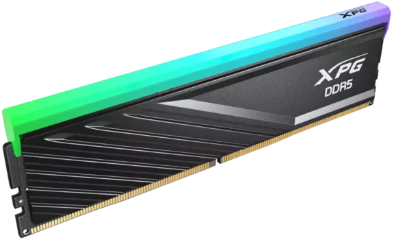 Память DDR5 DIMM 16Gb, 6000MHz, CL30, 1.35V, ADATA, XPG Lancer Blade RGB (AX5U6000C3016G-SLABRBK) Retail