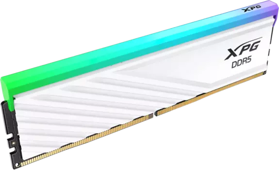 Память DDR5 DIMM 16Gb, 6000MHz, CL30, 1.35V, ADATA, XPG Lancer Blade RGB (AX5U6000C3016G-SLABRWH) Retail