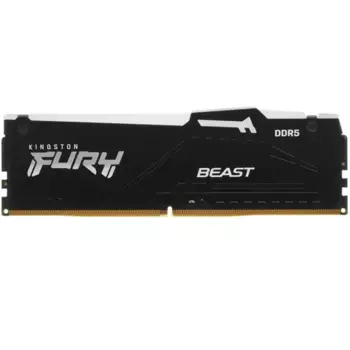 Память DDR5 DIMM 32Gb, 6000MHz, CL40, 1.35V, Kingston, FURY Beast RGB (KF560C40BBA-32) Retail