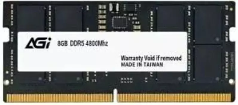 Память DDR5 SODIMM 16Gb, 4800MHz, CL40, 1.1V, AGI (AGI480016SD238) Bulk (OEM)