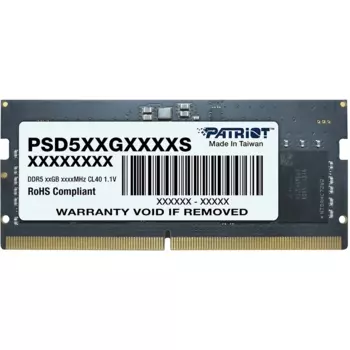 Память DDR5 SODIMM 16Gb, 5200MHz, CL42, 1.1V, Patriot Memory (PSD516G520081S) Retail