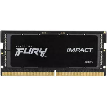 Память DDR5 SODIMM 16Gb, 6000MHz, CL38, 1.35V, Kingston FURY Impact Black (KF560S38IB-16) Retail