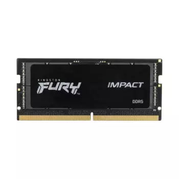 Память DDR5 SODIMM 32Gb, 4800MHz, CL38, 1.1 В, Kingston, FURY Impact Black (KF548S38IB-32) Retail