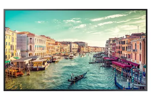 Панель 85" Samsung QM85R-B , 4K, 3840x2160, 500кд/м2, 8 мс, Rj-45, HDMI, DVI, DisplayPort, USB, черный (LH85QMRBBGCXCI)