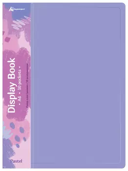 Папка БЮРОКРАТ пластик, фиолетовый (PAST10VIO)