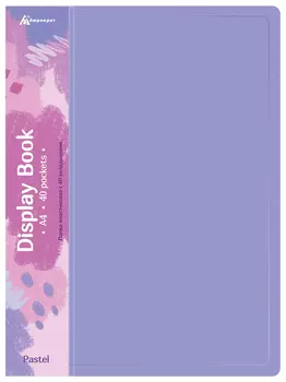 Папка БЮРОКРАТ пластик, фиолетовый (PAST40VIO)