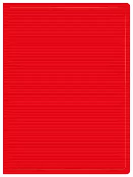 Папка БЮРОКРАТ пластик, красный (DLV10RED)