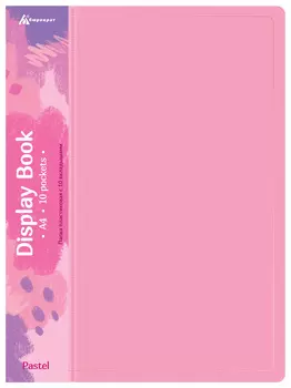 Папка БЮРОКРАТ пластик, розовый (PAST10PINK)