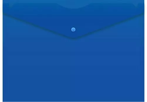 Папка БЮРОКРАТ пластик, синий (PK803ANblu)