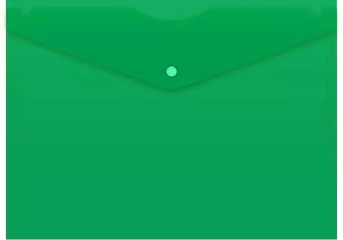 Папка БЮРОКРАТ пластик, зеленый (PK803ANgrn)