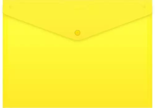 Папка БЮРОКРАТ пластик, желтый (PK803ANYEL)