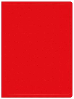 Папка Buro пластик, красный (-ECB20RED)