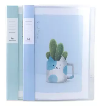 Папка Deli полипропилен, ассорти (72515)