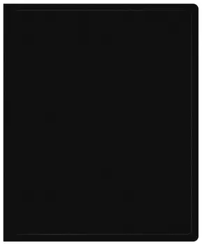Папка на кольцах Buro пластик, черный (-ECB0430/2RBLACK)