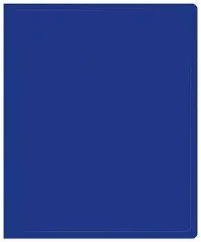Папка на кольцах Buro пластик, синий (-ECB0420/2RBLUE)