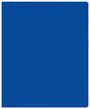 Папка на кольцах Buro пластик, синий (ECB413/2RBLUE)