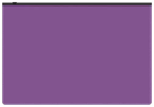 Папка на молнии ZIP БЮРОКРАТ полипропилен, черный (-BPM4AVIOBL)