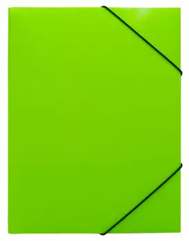 Папка на резинке БЮРОКРАТ пластик, 30 (DNE510LETTBL)