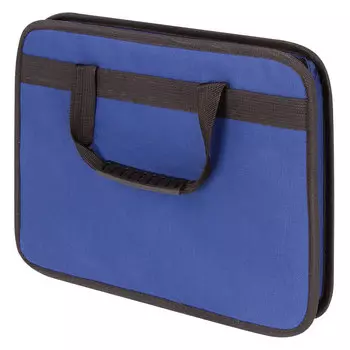 Папка-портфель STAFF полиэстер, 50, синий (228345)