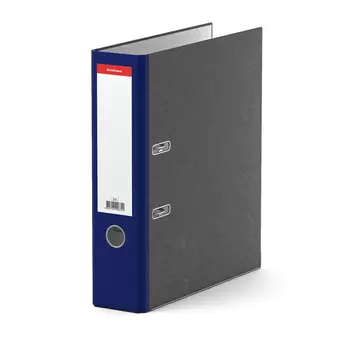 Папка-регистратор Erich Krause Original, А4, 450 листов, комби (картон+мраморная бумага), черный/синий (674)