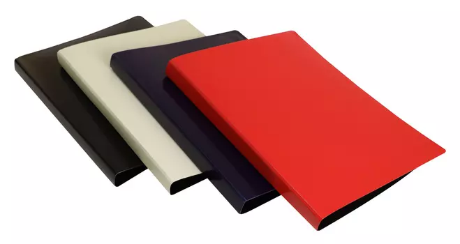 Папка с зажимом БЮРОКРАТ пластик, 27, черничный (DL07CBBERRY)