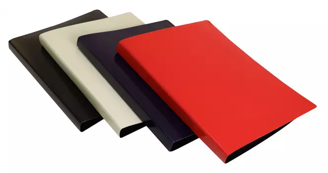 Папка с зажимом БЮРОКРАТ пластик, 27, черный (DL07CBLCK)