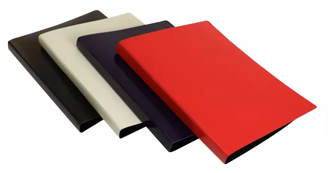 Папка с зажимом БЮРОКРАТ пластик, 27, черный (DL07PBLCK)