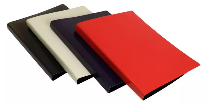 Папка с зажимом БЮРОКРАТ пластик, 27, красный (DL07PRED)