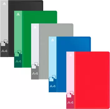 Папка с зажимом БЮРОКРАТ пластик, ассорти (-PZ07C)